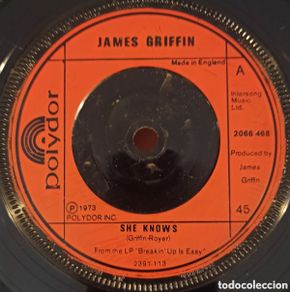 Discos de vinil: James Griffin – She Knows